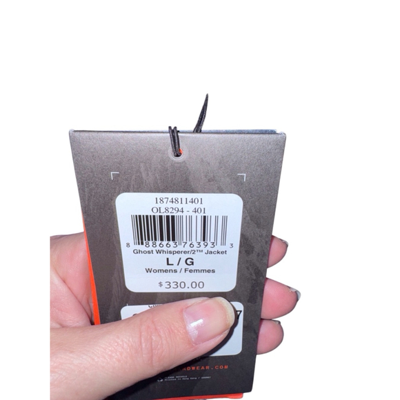 Women's Mountain Hardwear ghost whisperer down Jacket L/G Blue - Picture 4 of 4